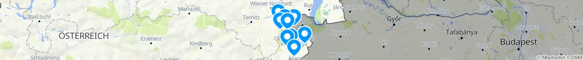 Map view for Pharmacies emergency services nearby Lackenbach (Oberpullendorf, Burgenland)